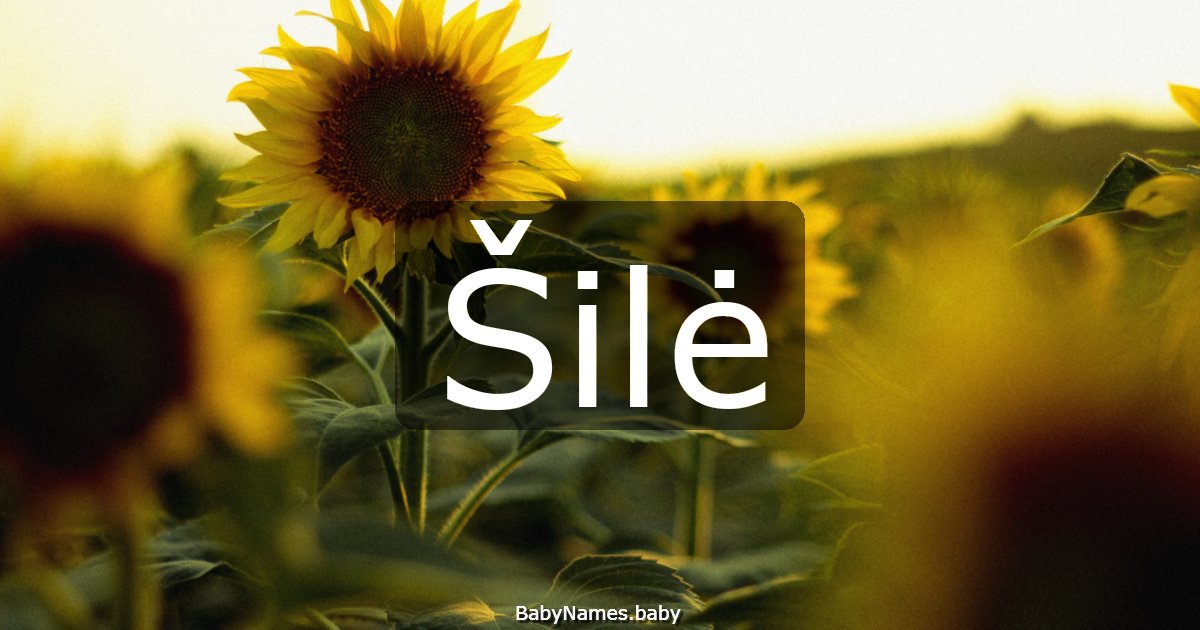 Šilė