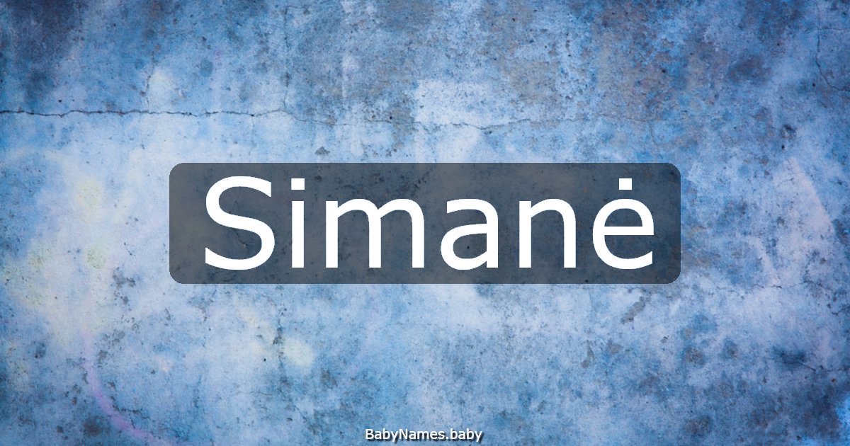Simanė