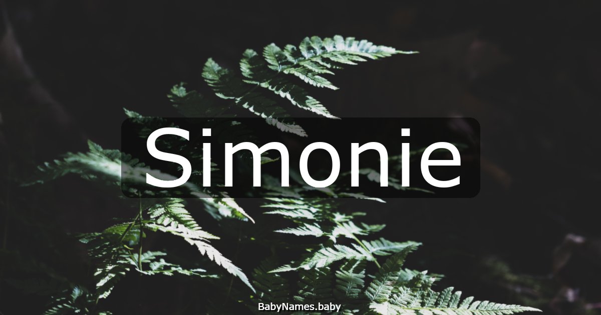 Simonie
