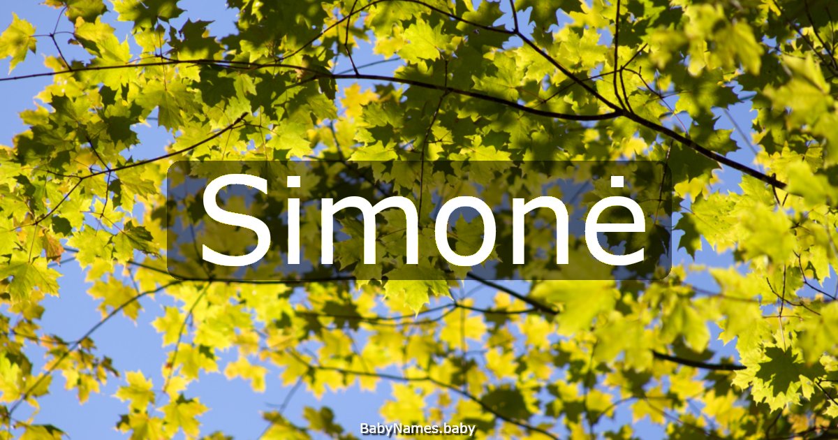 Simonė