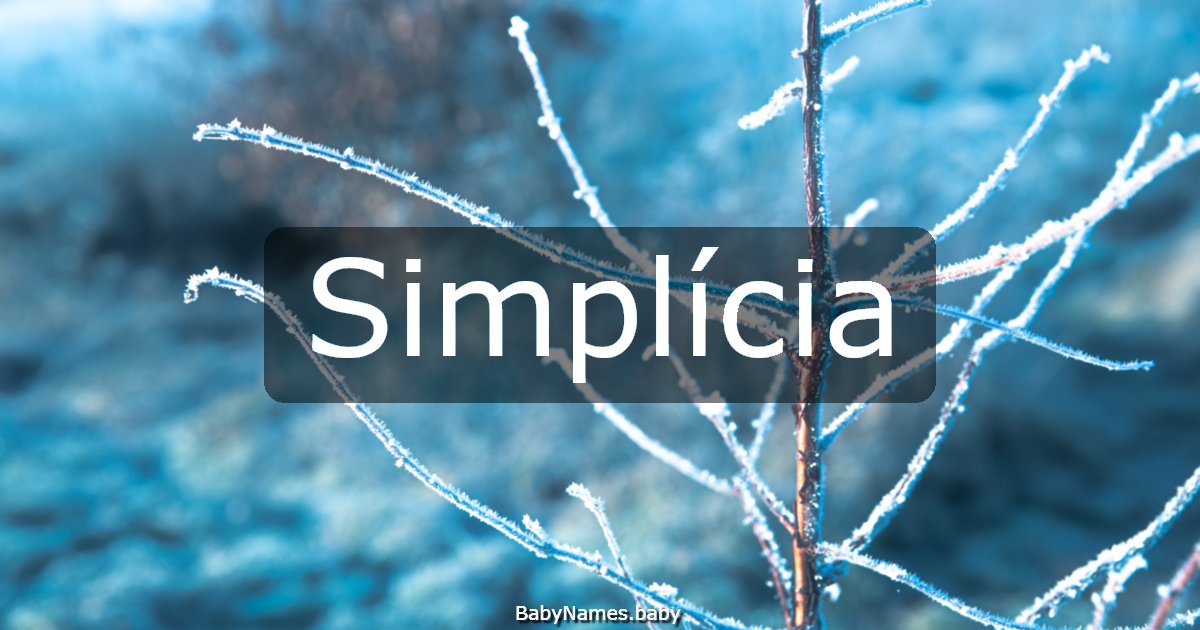 Simplícia