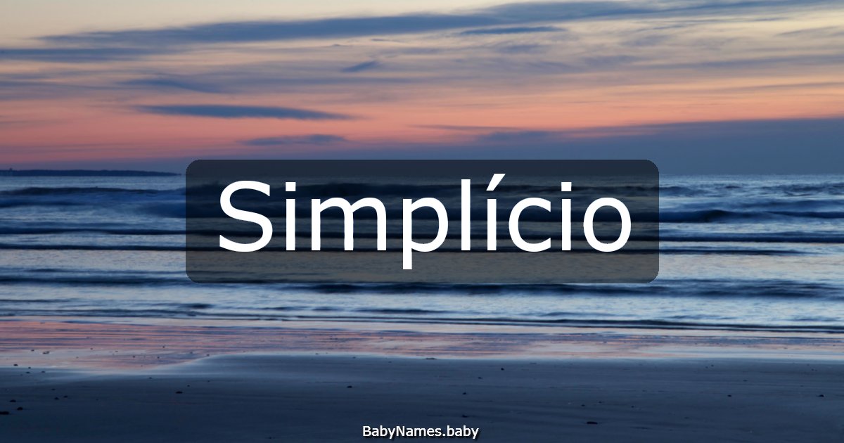 Simplício