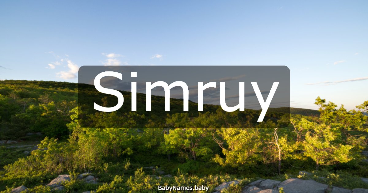 Simruy
