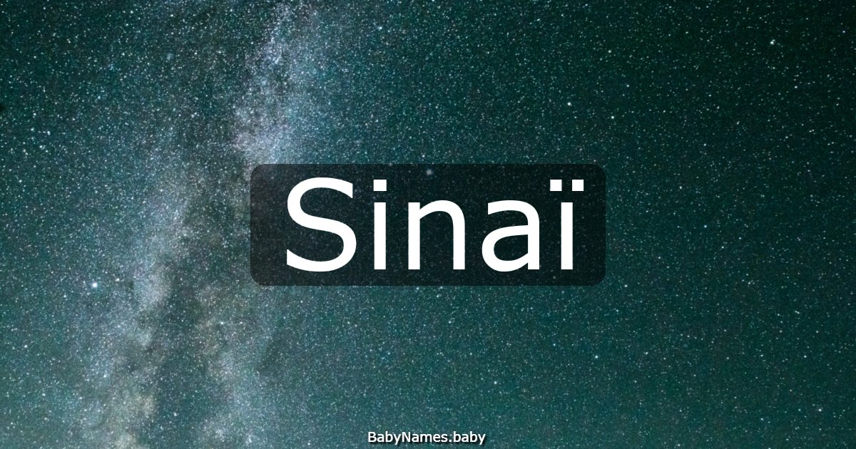 Sinaï