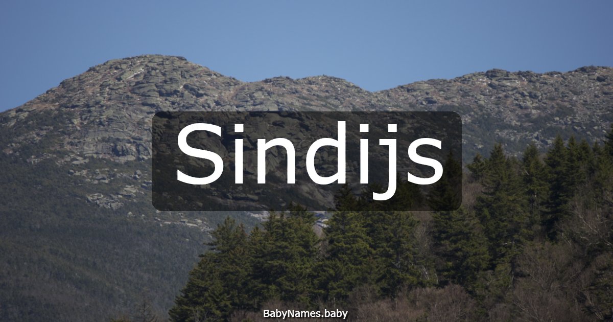 Sindijs