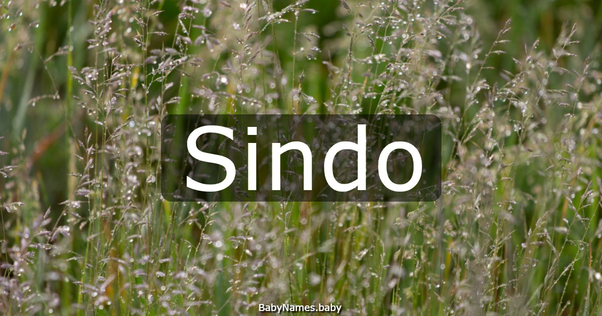 Sindo