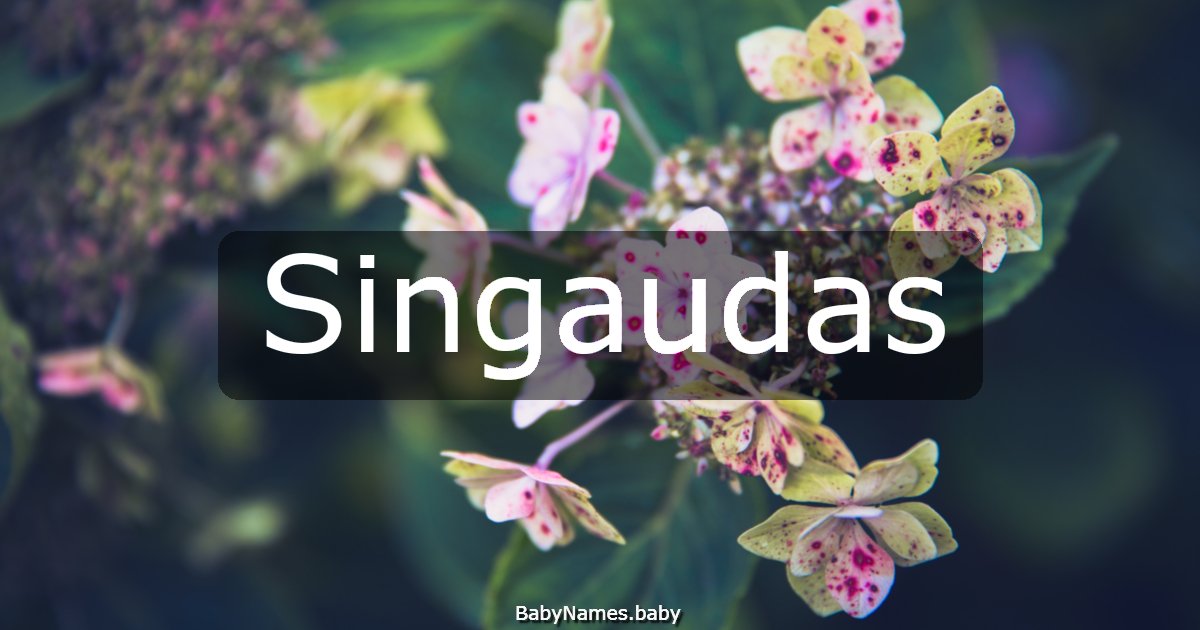 Singaudas