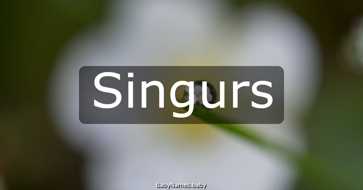 Singurs