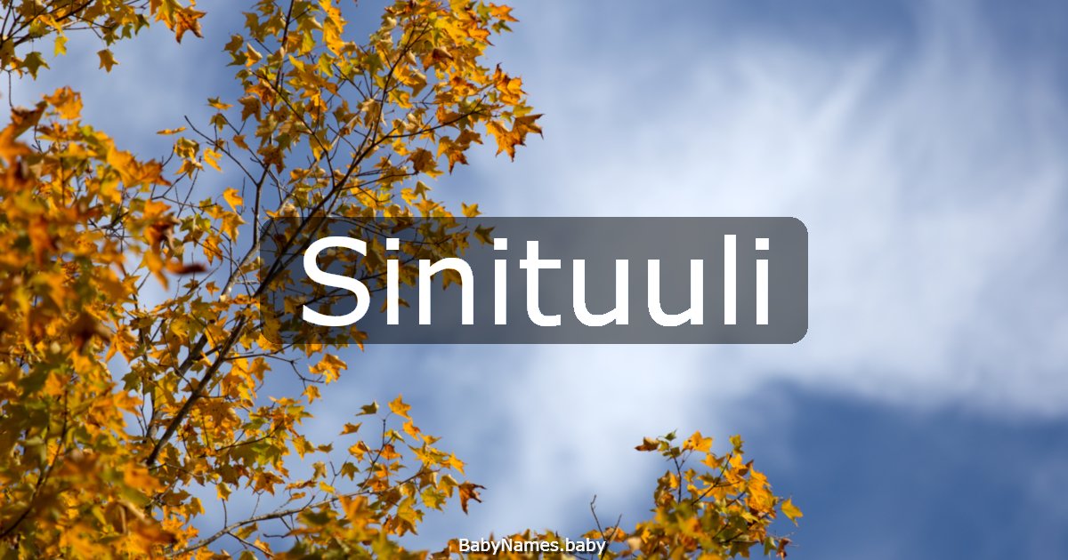 Sinituuli
