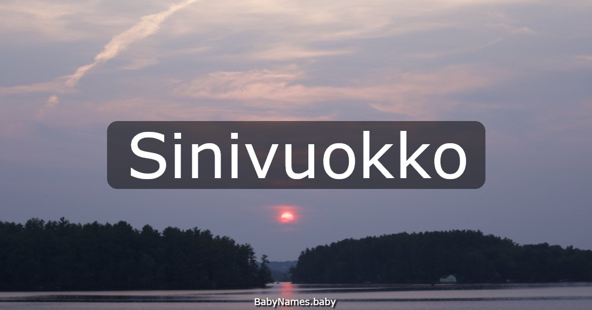 Sinivuokko