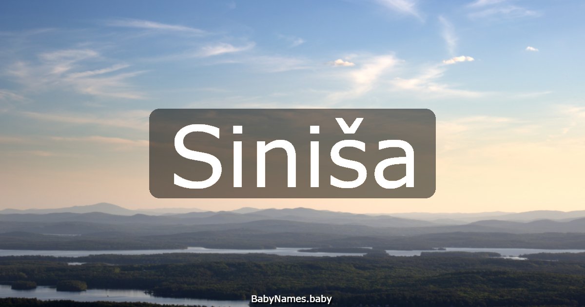 Siniša