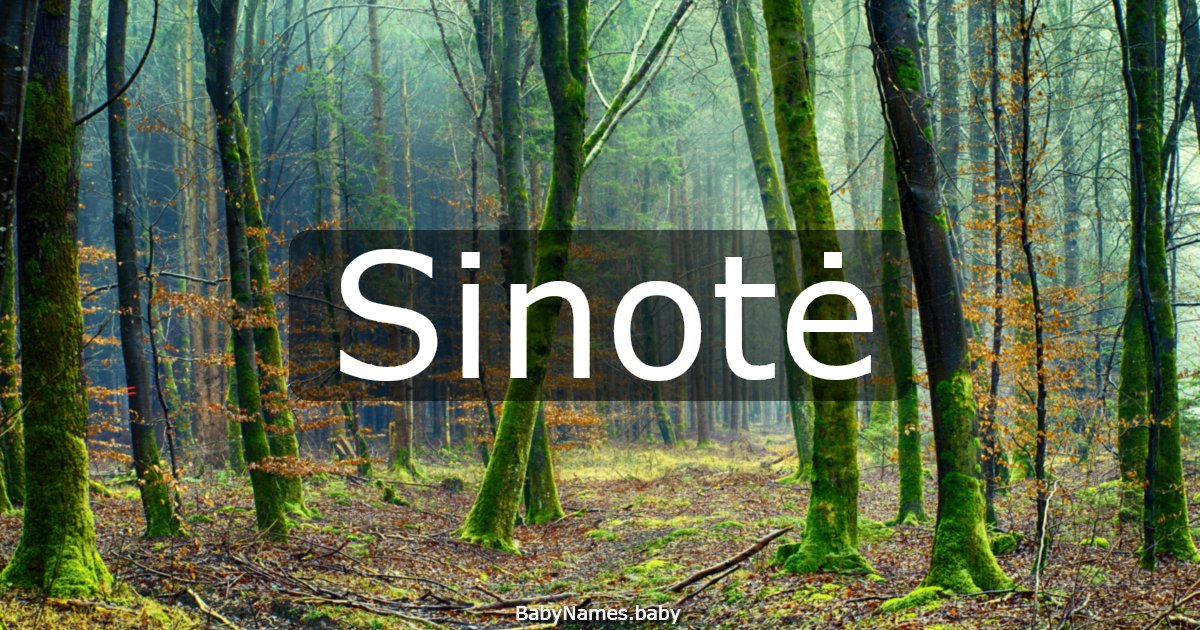 Sinotė