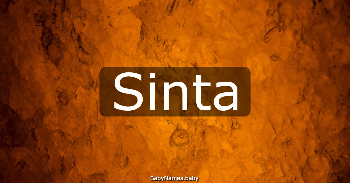 Sinta