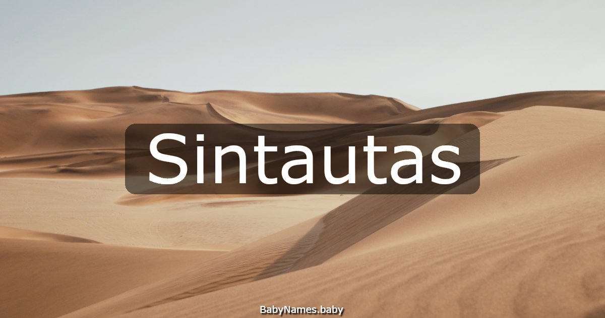 Sintautas