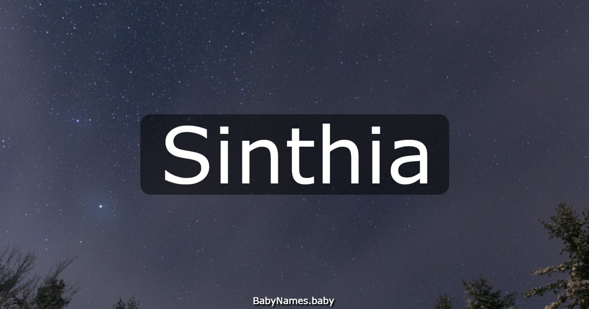 Sinthia