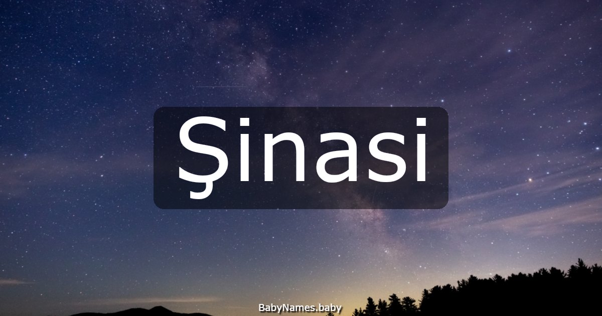 Şinasi