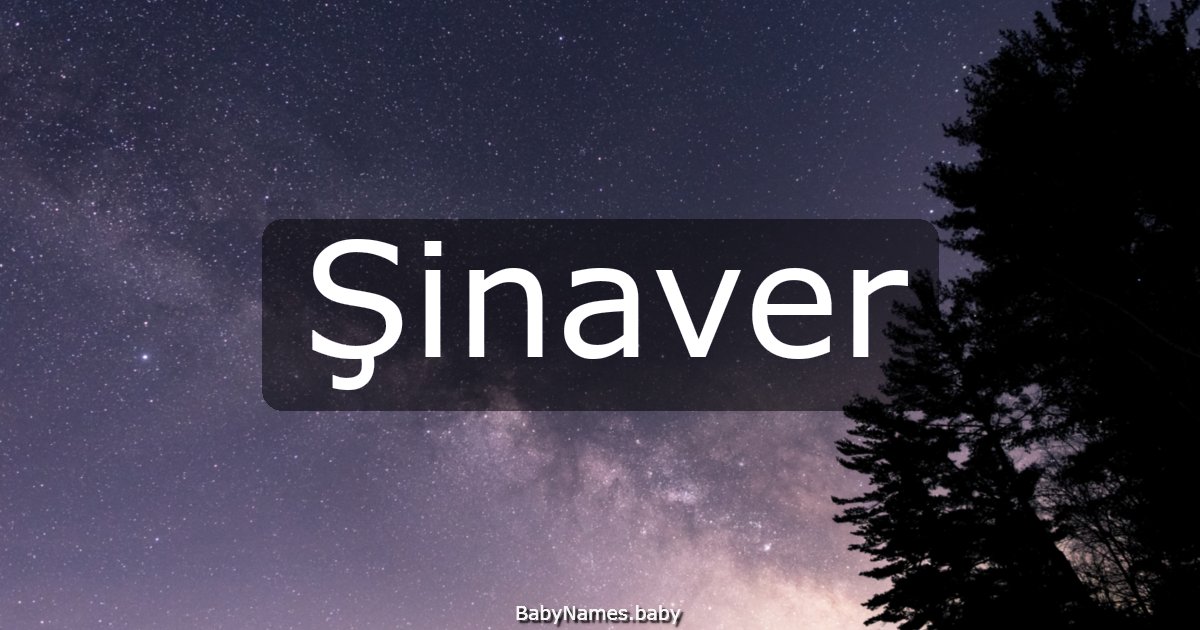 Şinaver