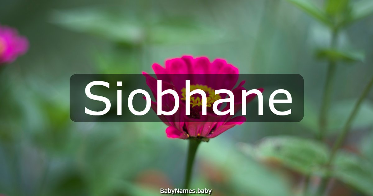 Siobhane
