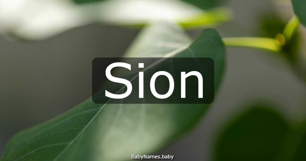 Sion