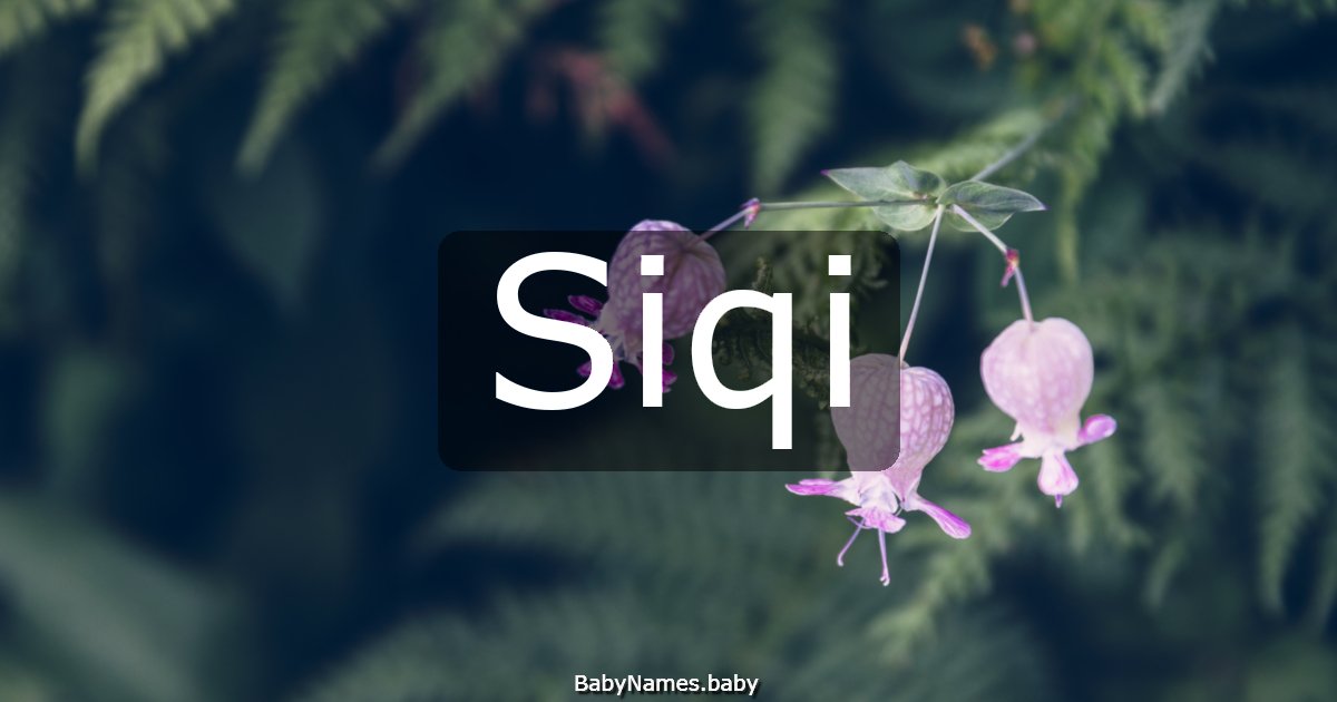 Siqi