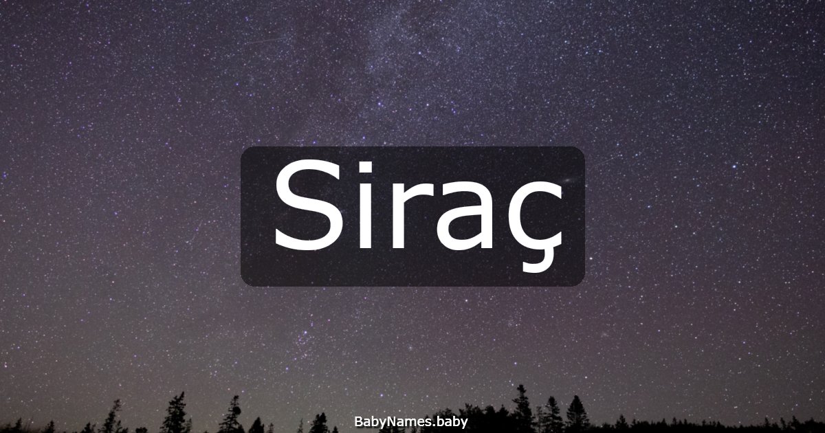 Siraç
