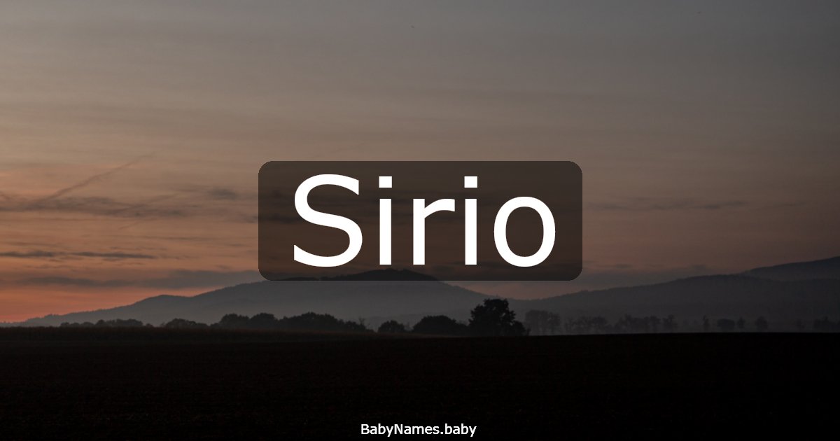 Sirio