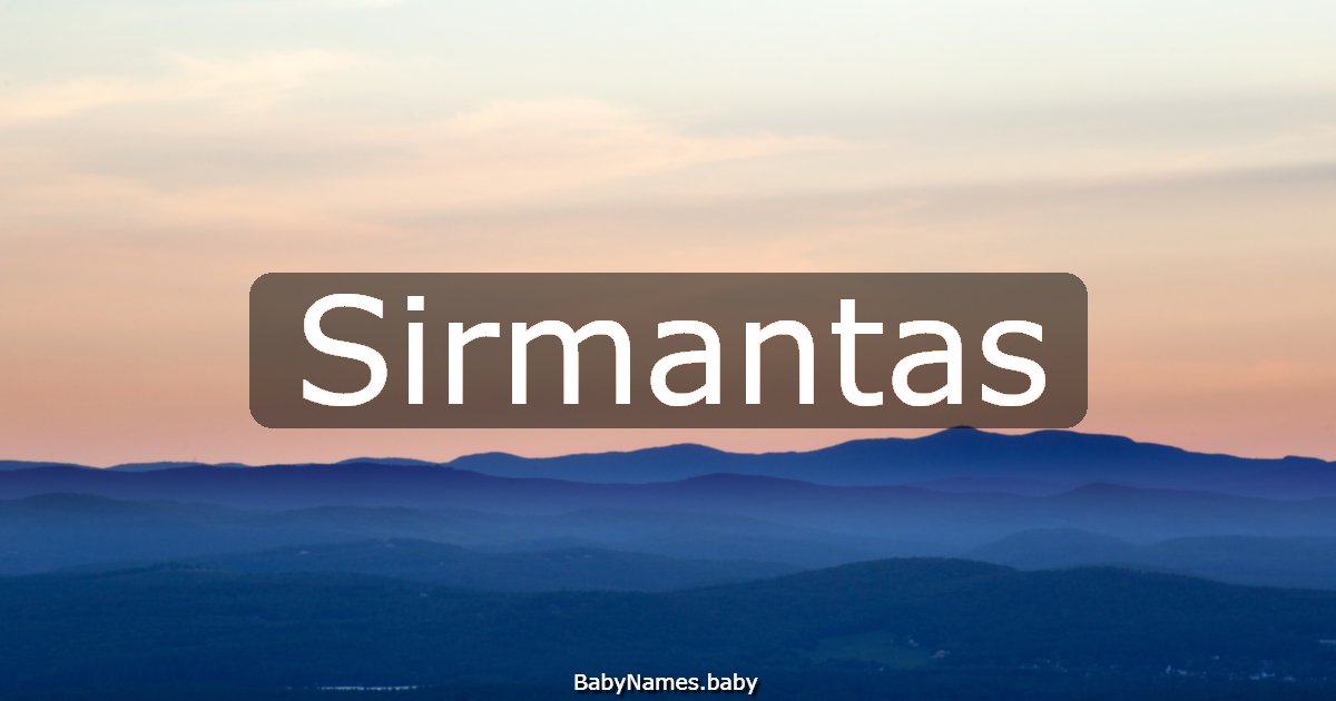 Sirmantas