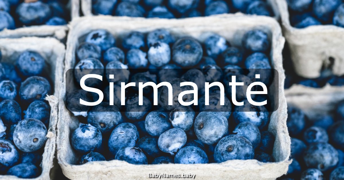 Sirmantė