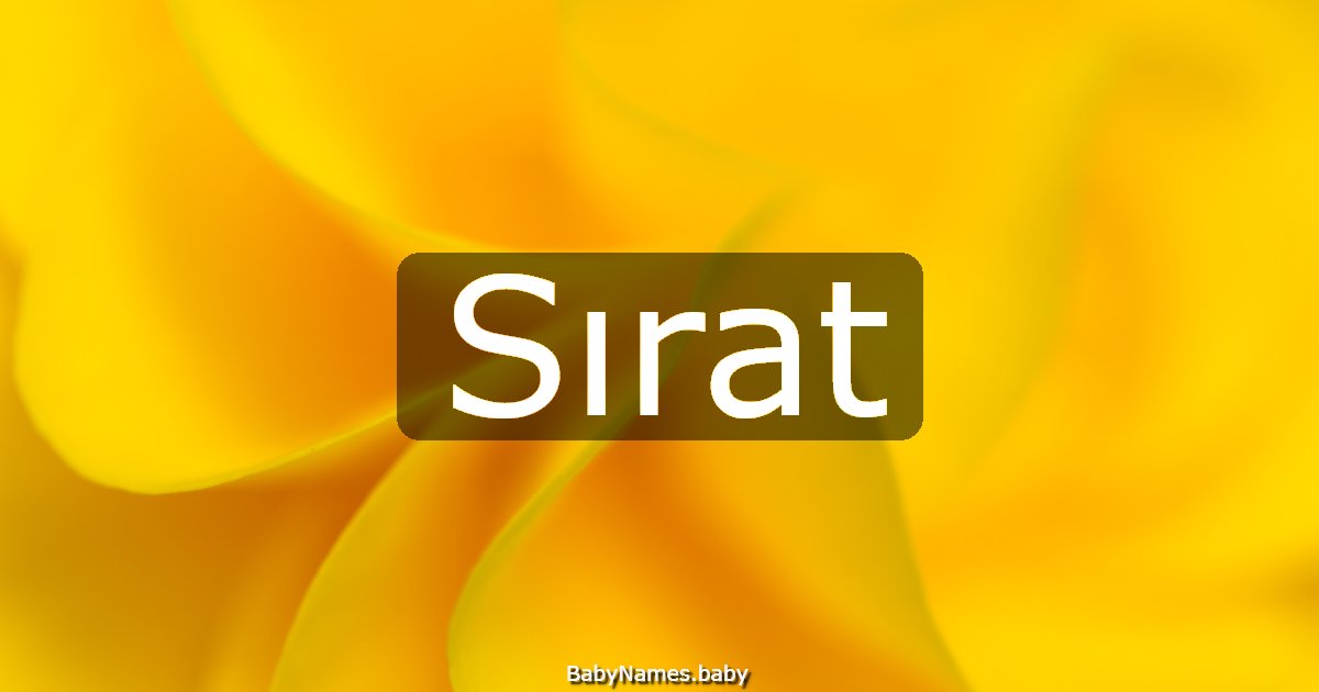 Sırat