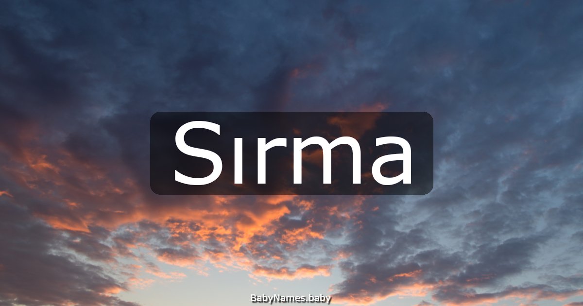 Sırma