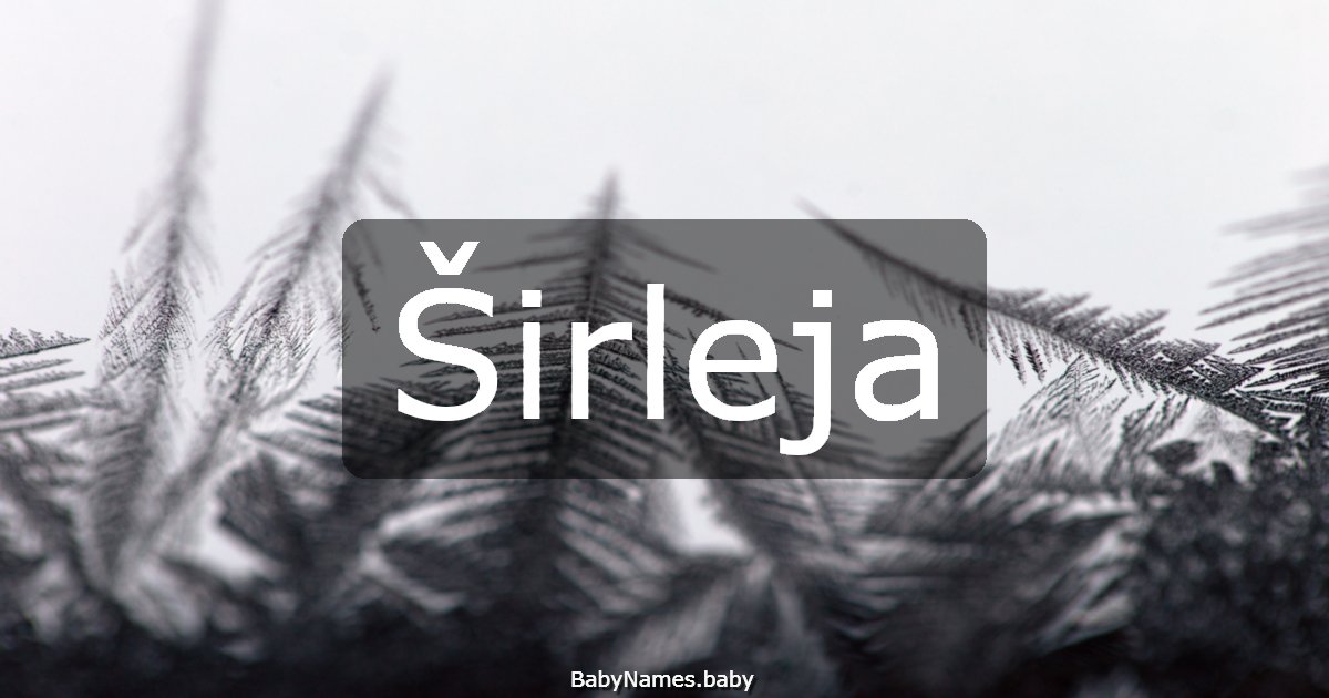 Širleja
