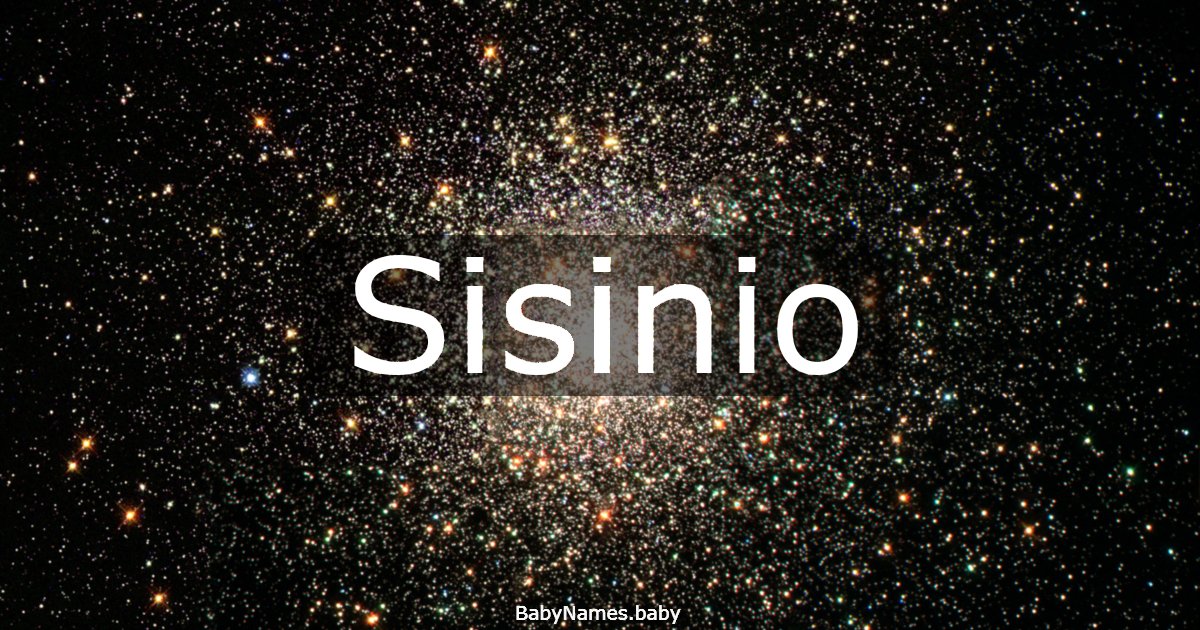 Sisinio