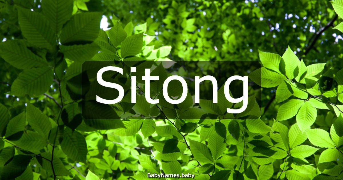 Sitong