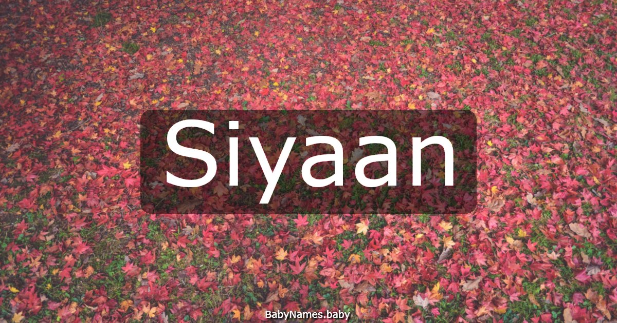 Siyaan