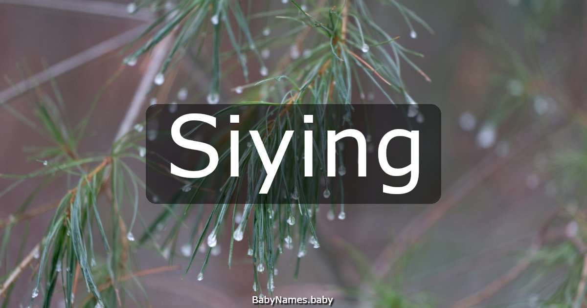 Siying