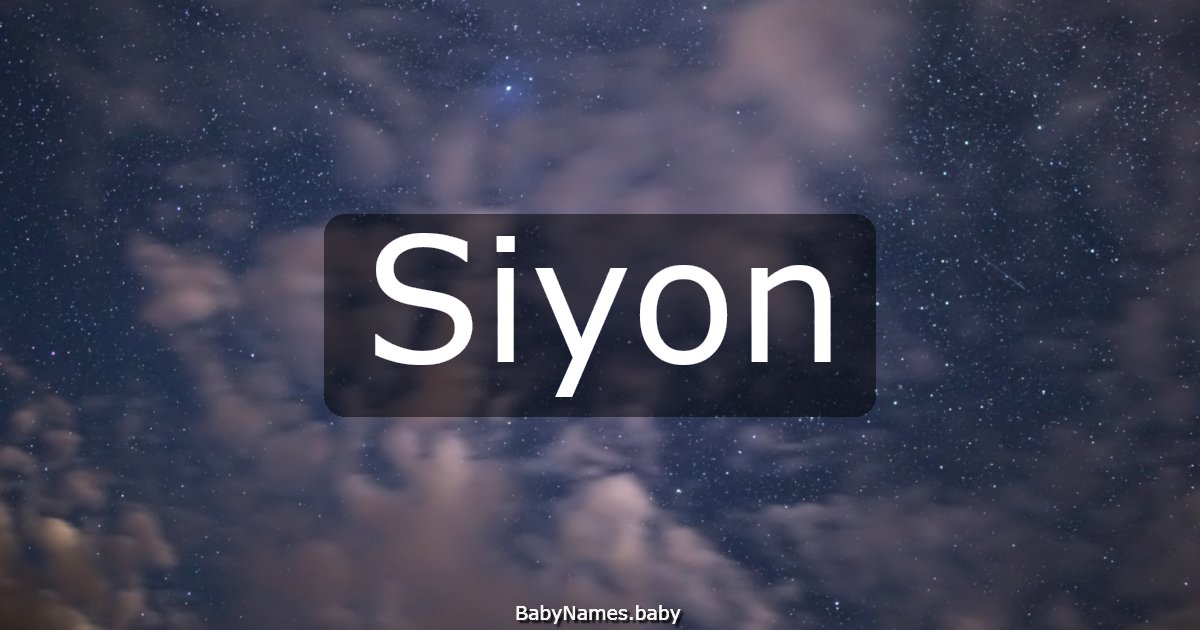 Siyon