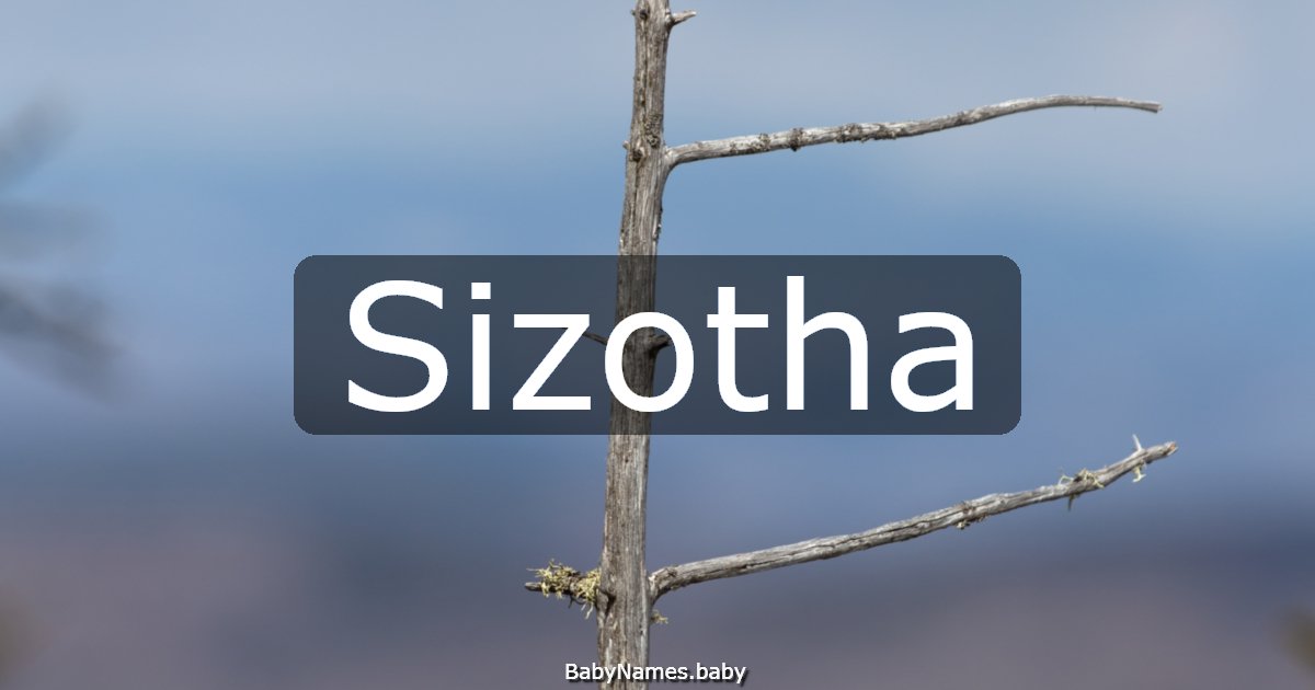 Sizotha