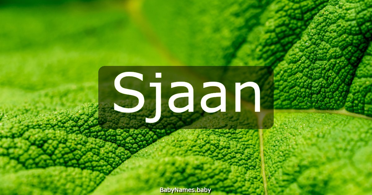 Sjaan