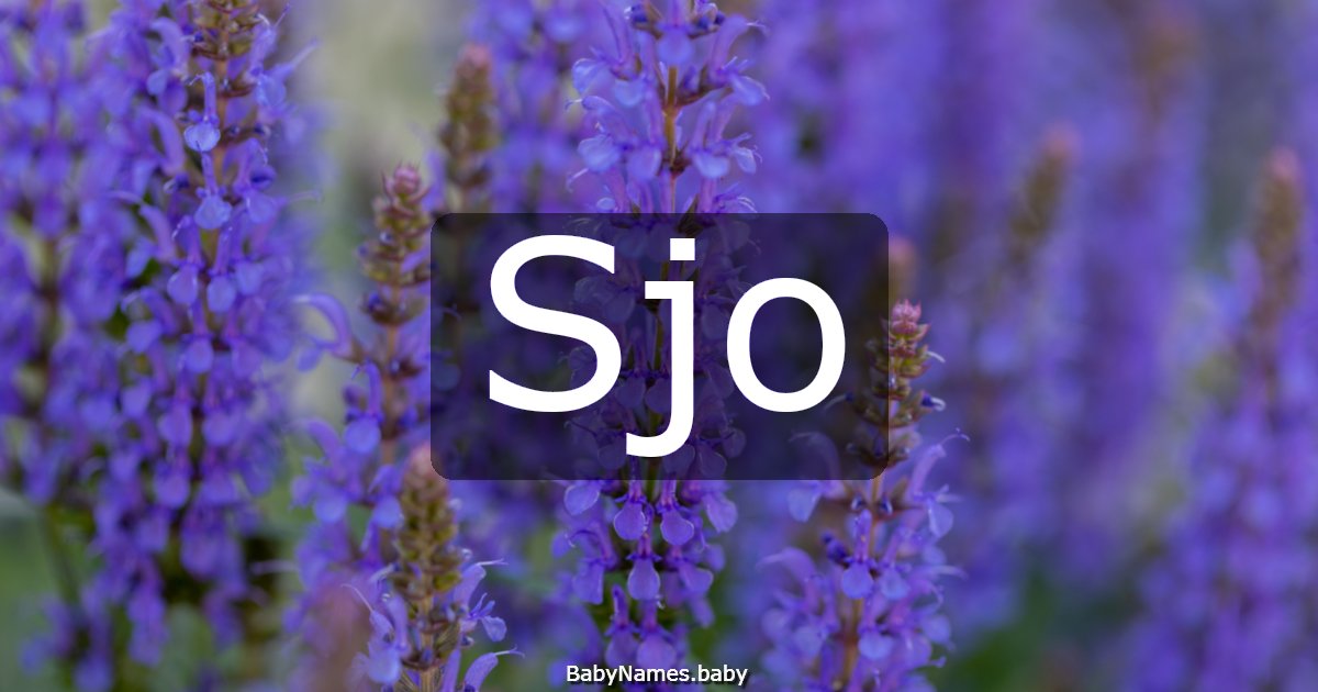 Sjo