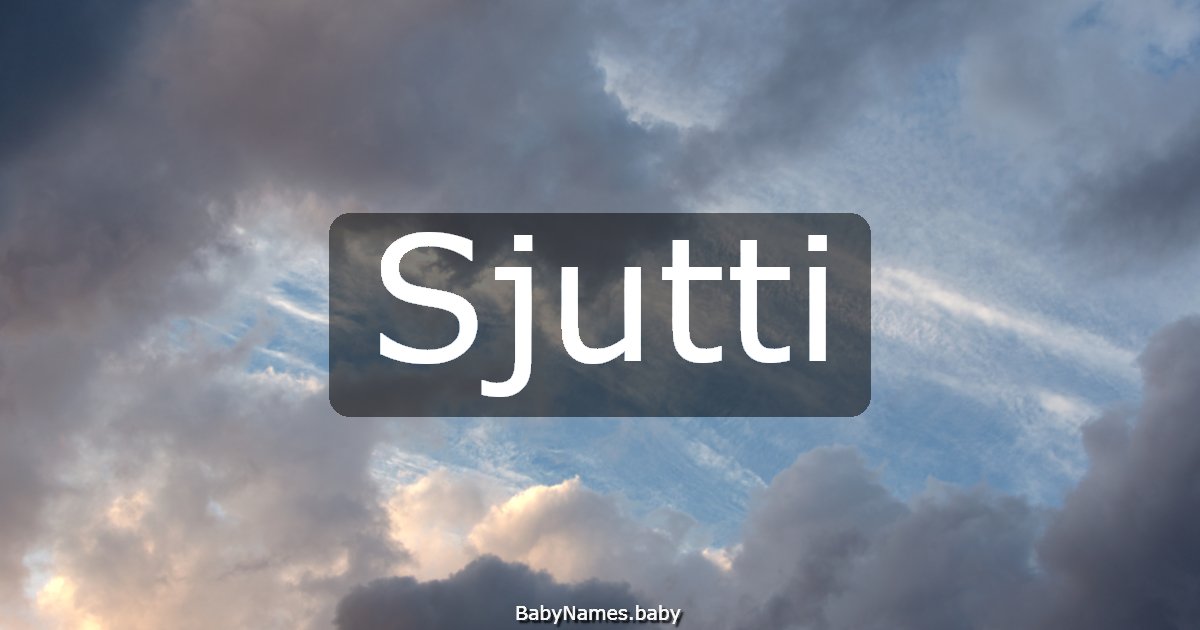 Sjutti