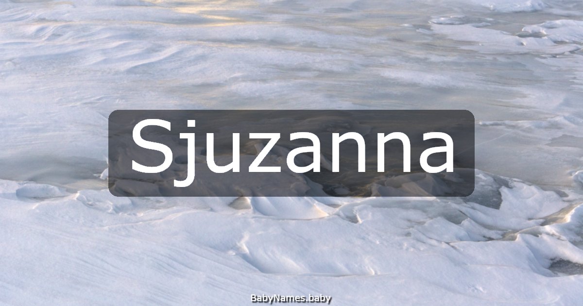 Sjuzanna