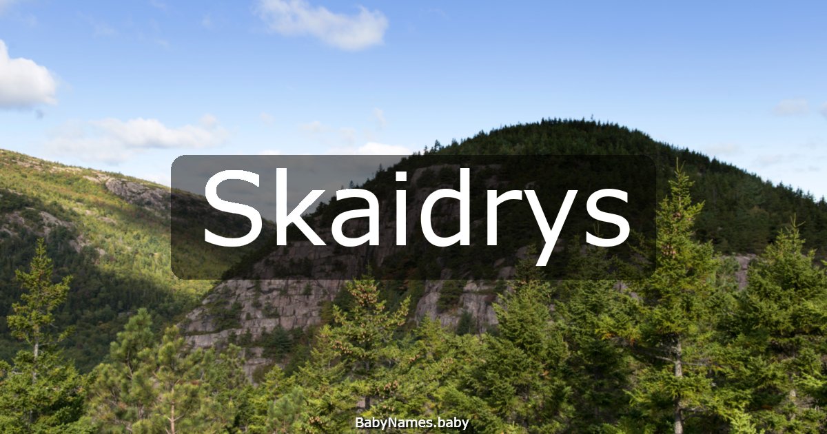 Skaidrys