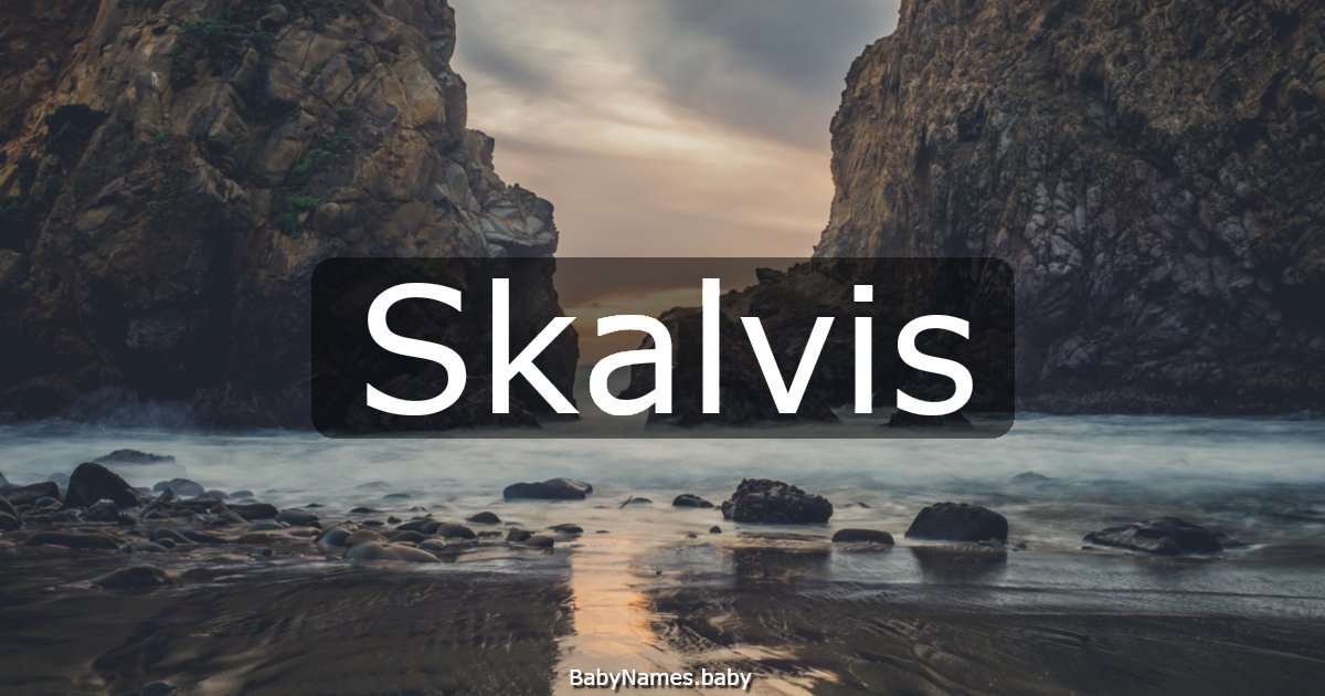 Skalvis
