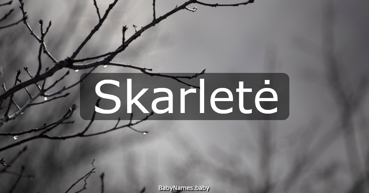 Skarletė
