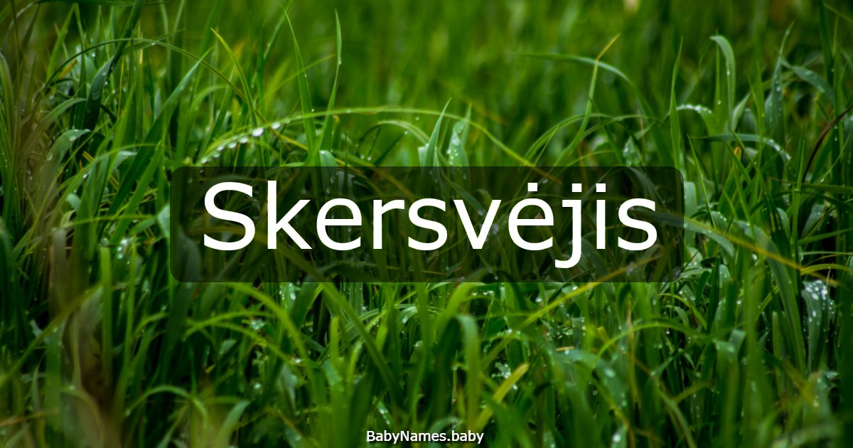 Skersvėjis