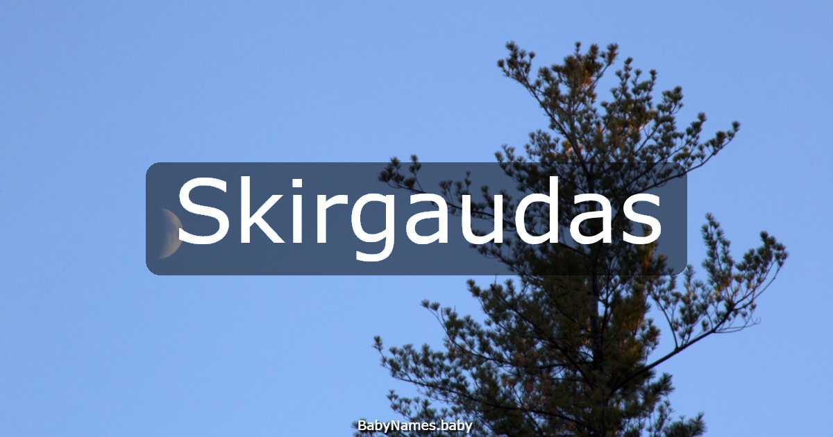 Skirgaudas