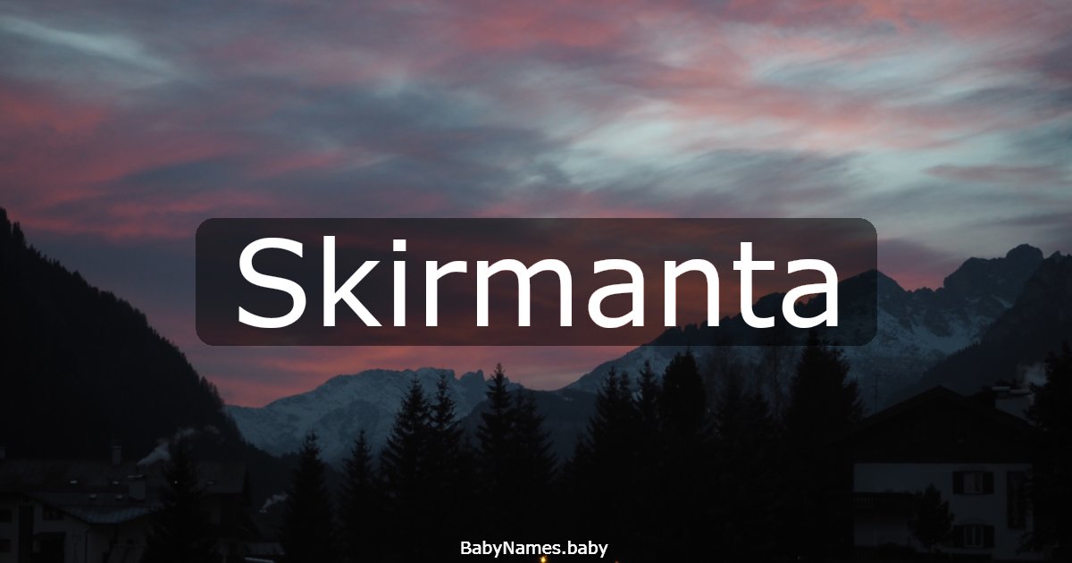 Skirmanta