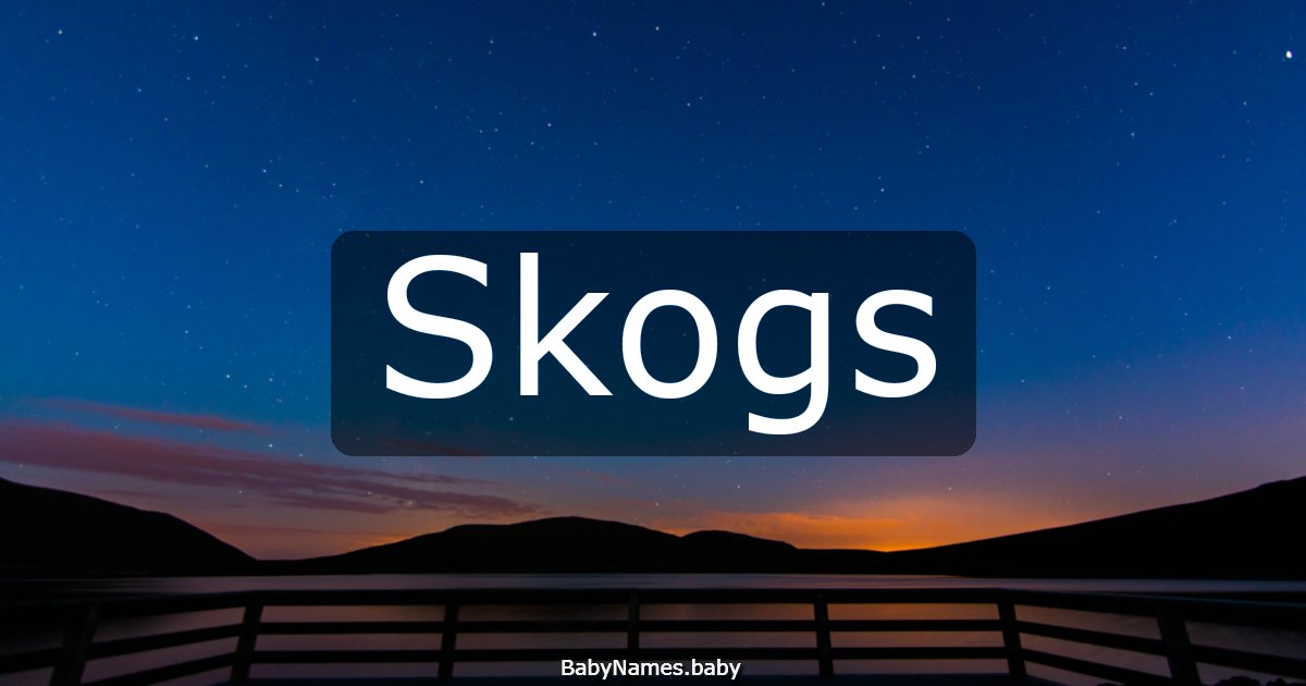 Skogs