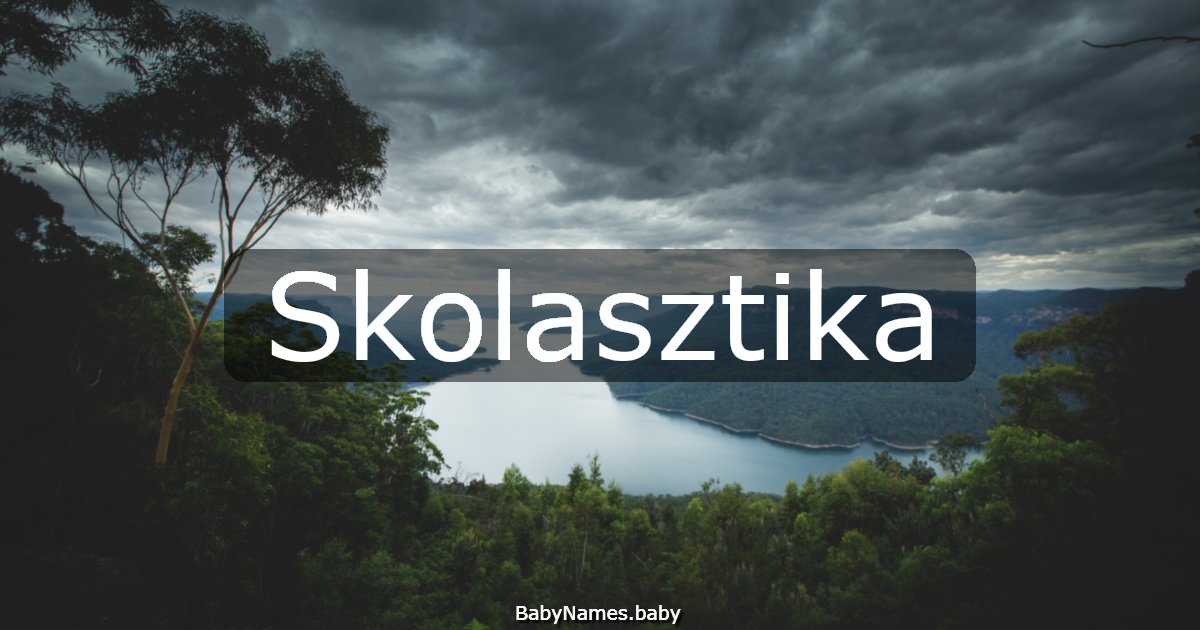 Skolasztika