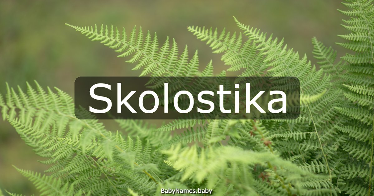 Skolostika